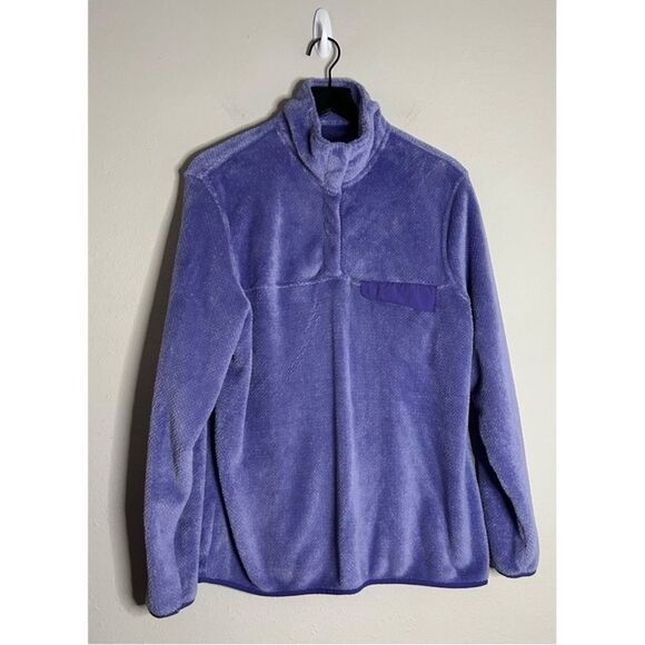 Jachs Cabin Purple Snap T Sherpa Teddy Fleece Pullover - Picture 1 of 9